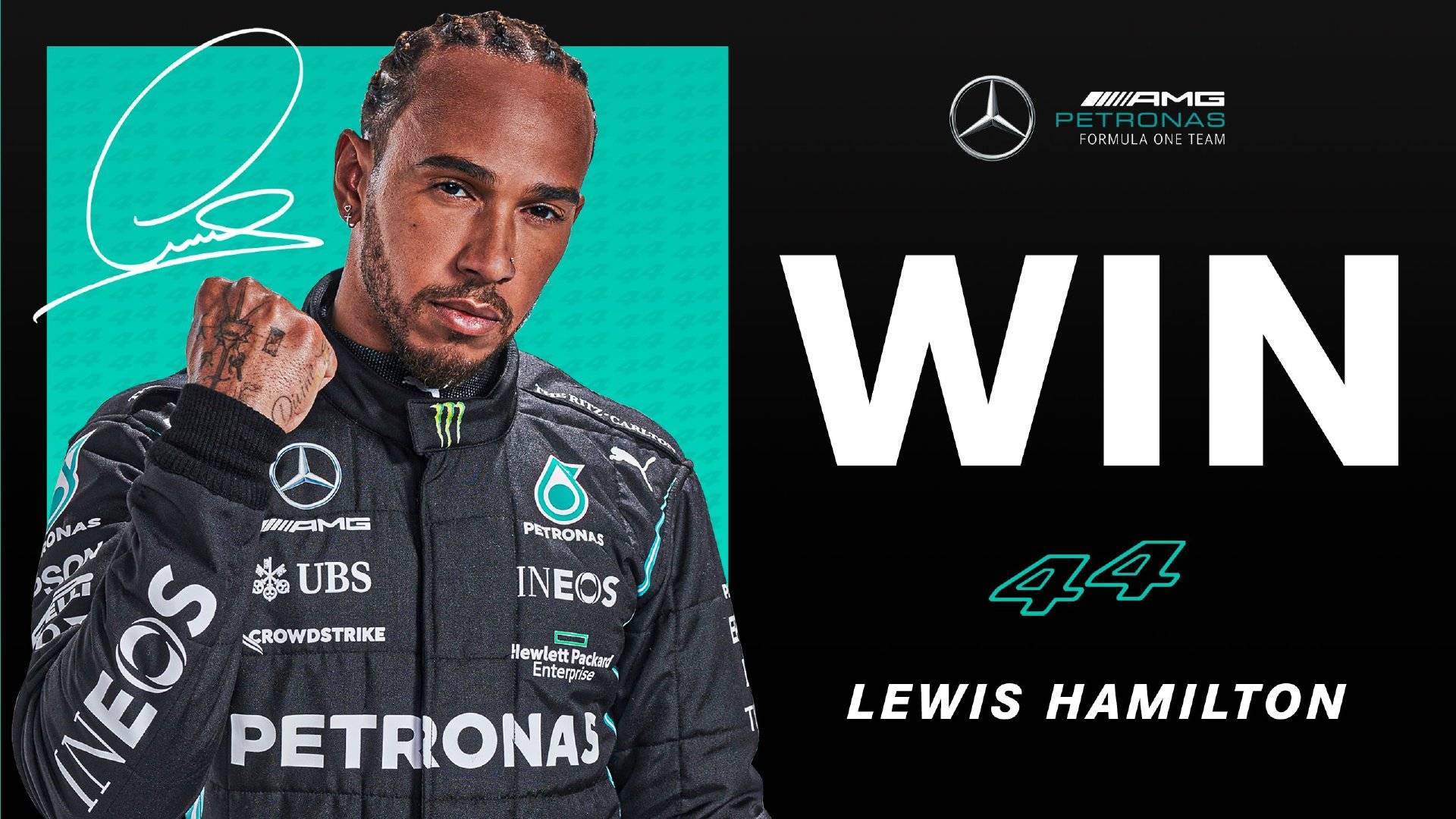 梅赛德斯完胜红牛二队，汉密尔顿带队取胜